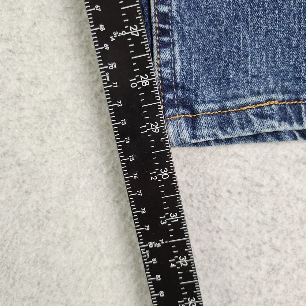 Wrangler Jeans Mens‎ 34x30 Blue Denim Medium Wash Super Stretch Straight Leg